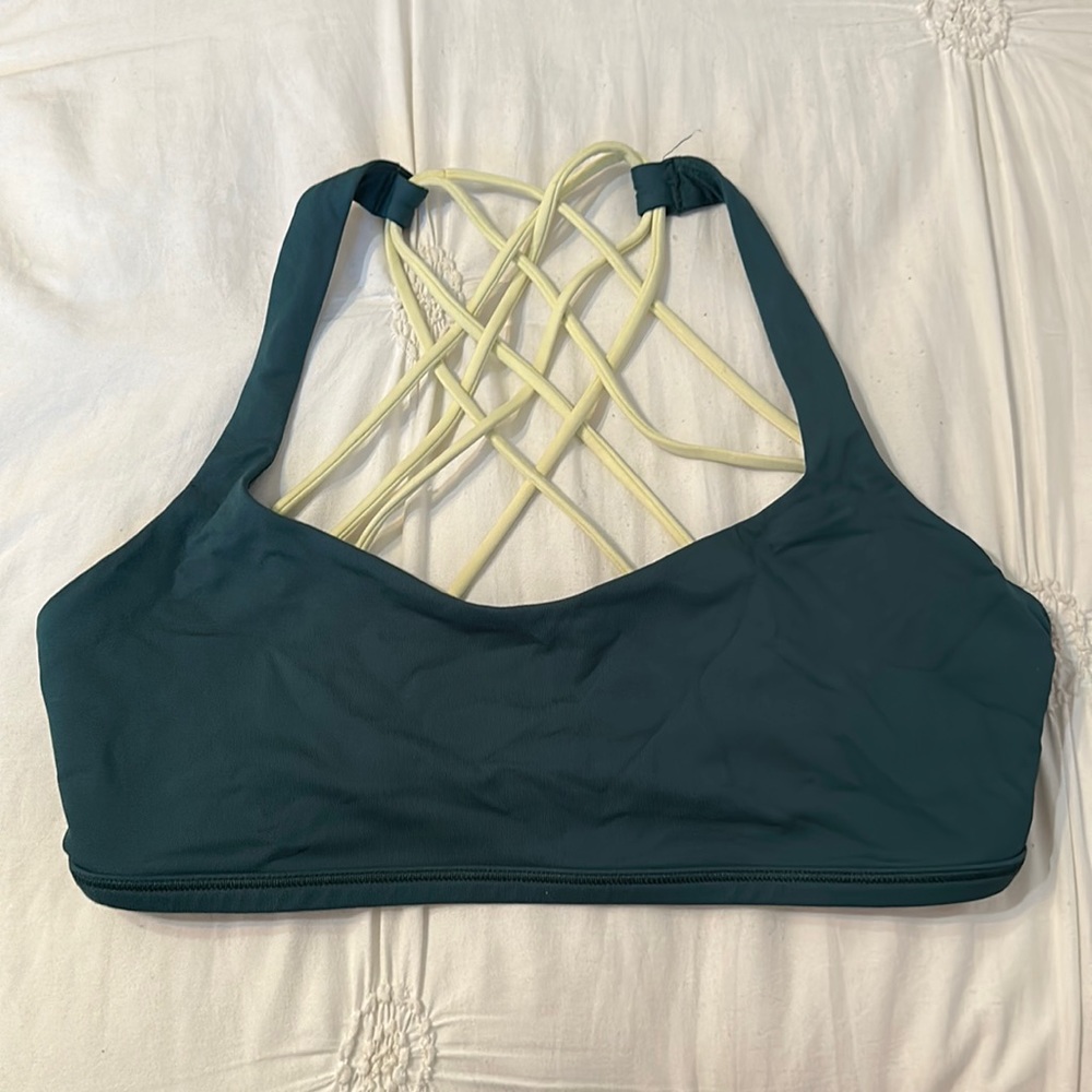 Lululemon strappy sports bra